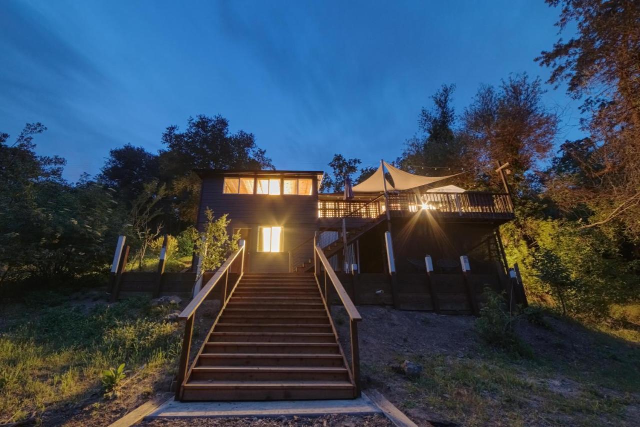 Rivers Breeze Relaxing Riverside Cabin With Private Suite Kayaks Healdsburg Dış mekan fotoğraf