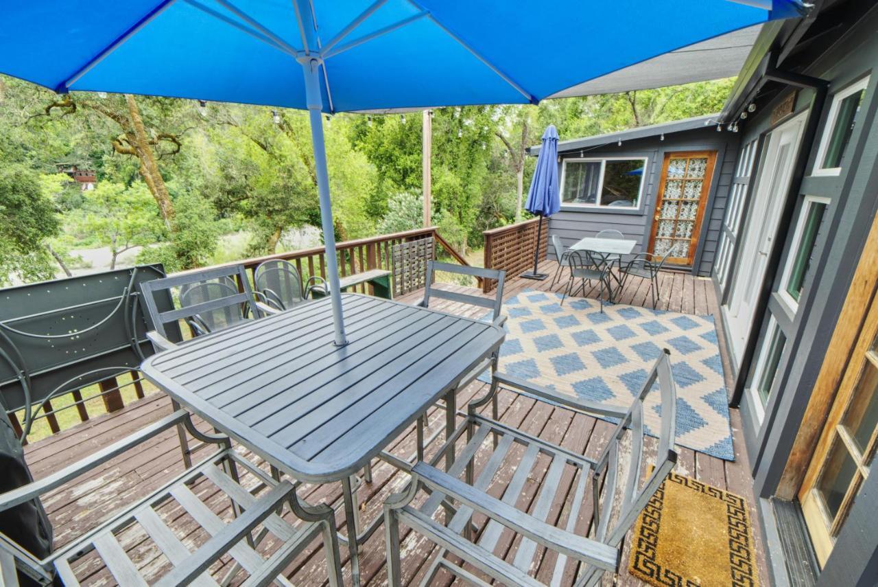 Rivers Breeze Relaxing Riverside Cabin With Private Suite Kayaks Healdsburg Dış mekan fotoğraf